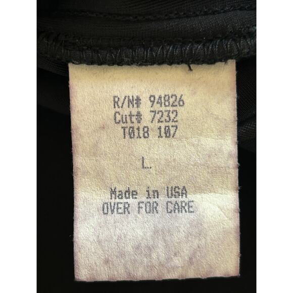 Vintage 90s Y2K Formula X Black Velvet Maxi Dress Size L Gothic Open Back Vamp - Picture 6 of 8